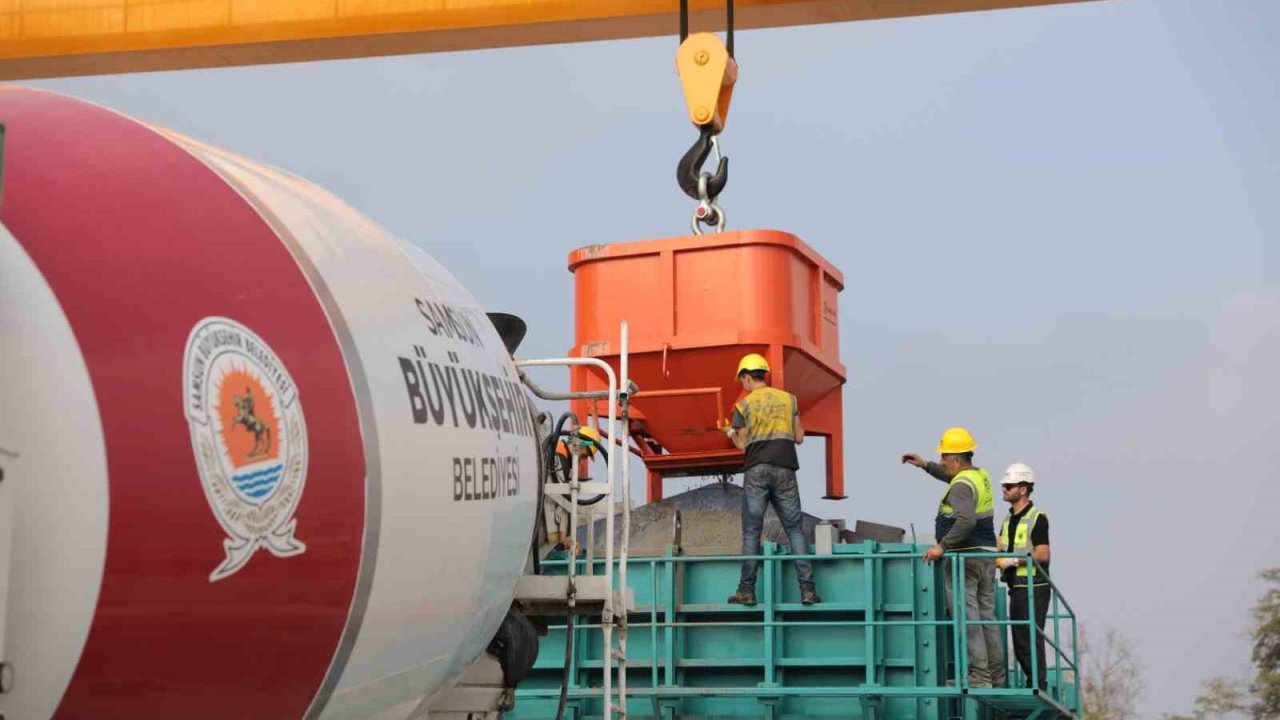 Samsun, "betonarme prefabrik su deposu" üreten şehir oldu