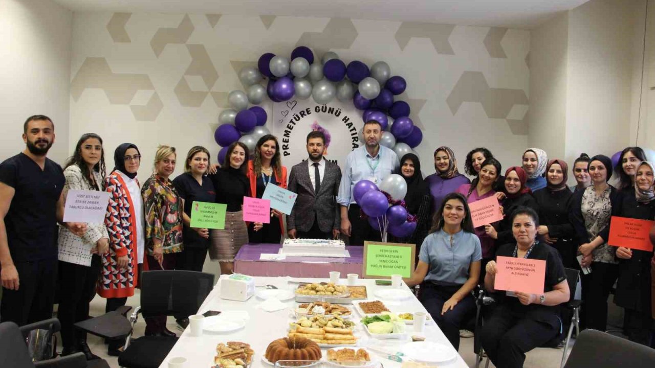 Elazığ’da ‘Dünya Prematüre Günü’ kutlandı