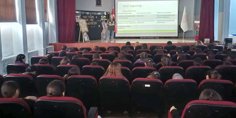 Kars Yeşilay’dan Liselere Sağlıklı Yaşam Eğitimi