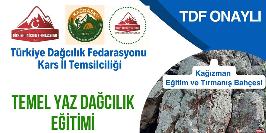 Kars’ta Temel Yaz Dağcılık eğitimi başvuruları başladı