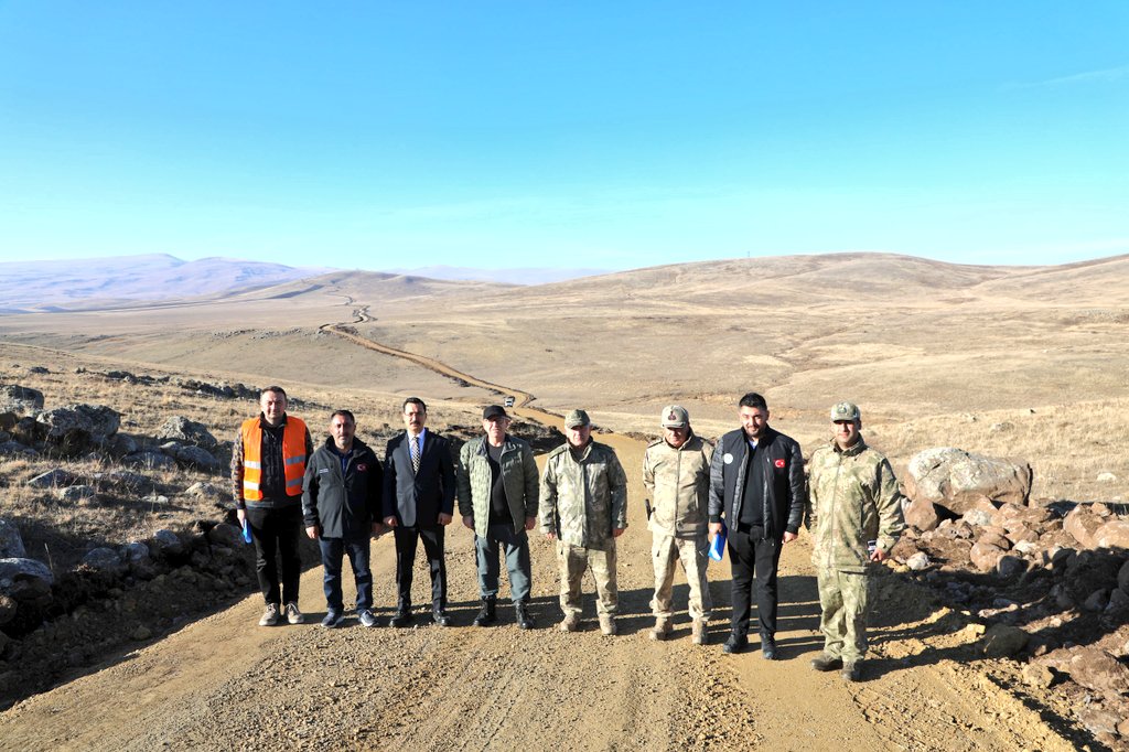 Akyaka Sınırda 20,5 kilometrelik yeni güzergâh oluşturuluyor.