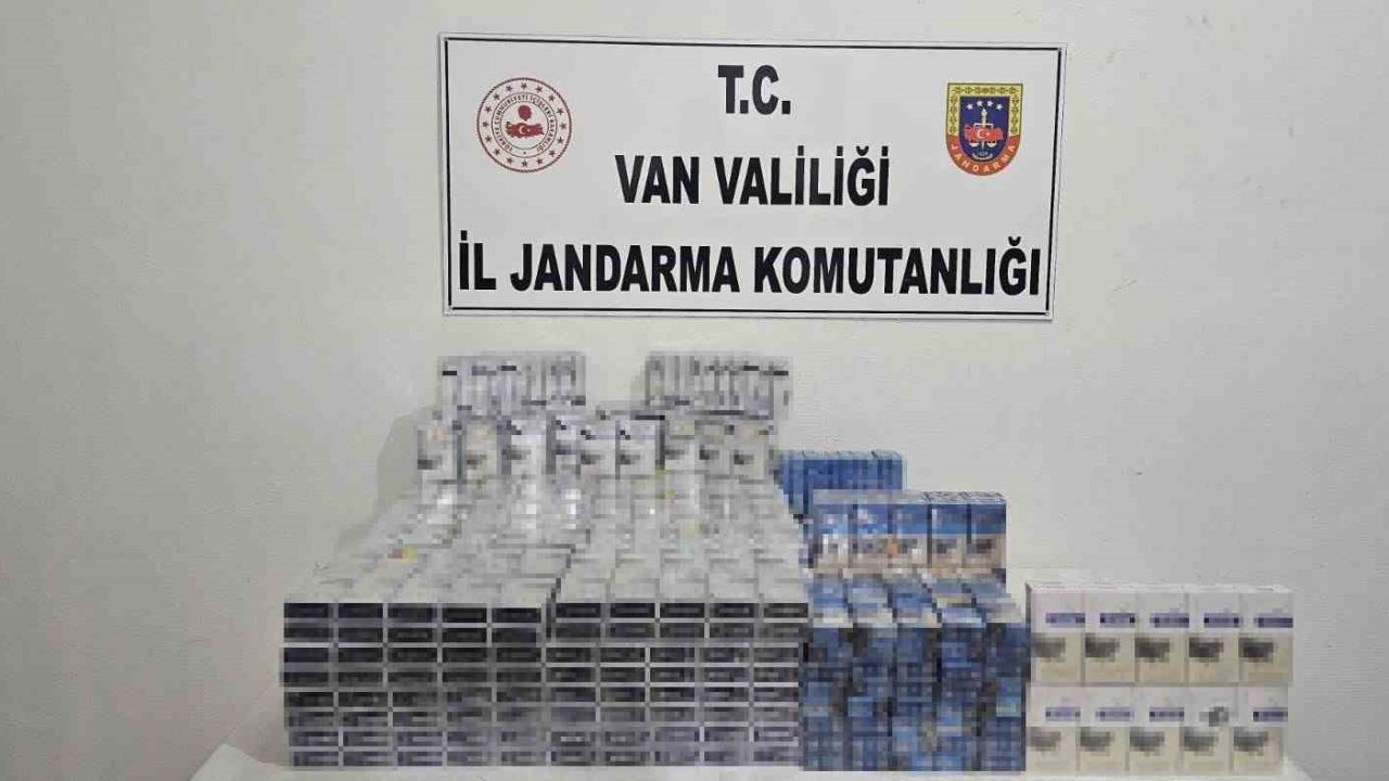 Van’da 2 bin paket kaçak sigara ele geçirildi