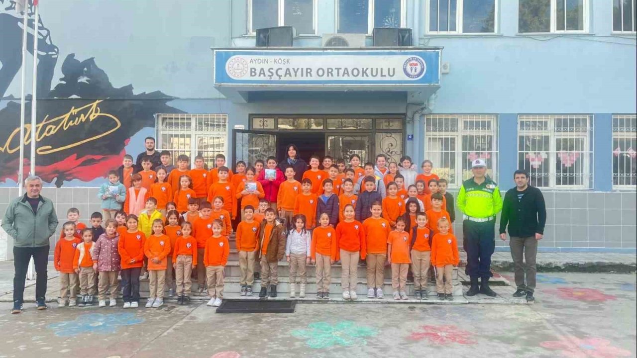 Köşk’te 70 öğrenci trafik dedektifi oldu