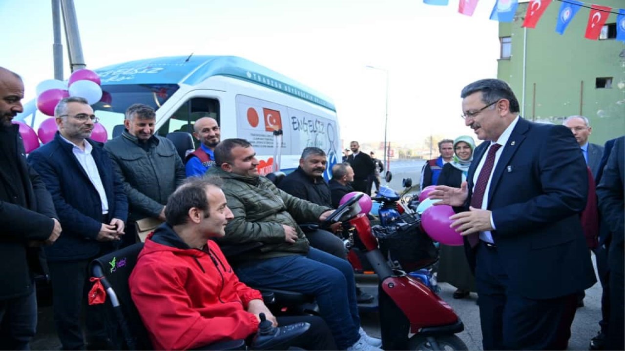 Trabzon’da Engelsiz Taksi’nin ikincisi hizmete başladı