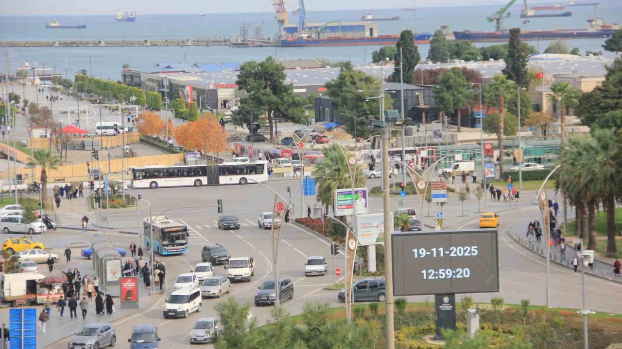 Samsun’da taşıt sayısı bir yılda 40 bin arttı