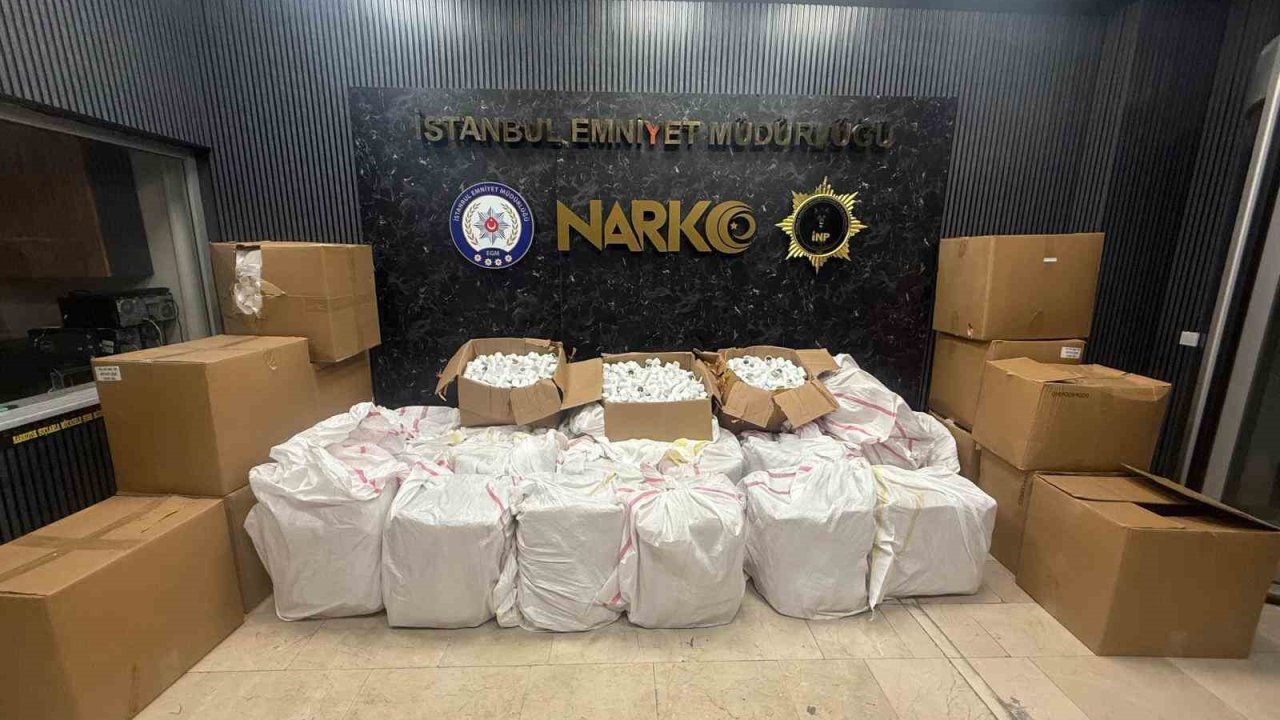 İstanbul’da uyuşturucu hap operasyonu