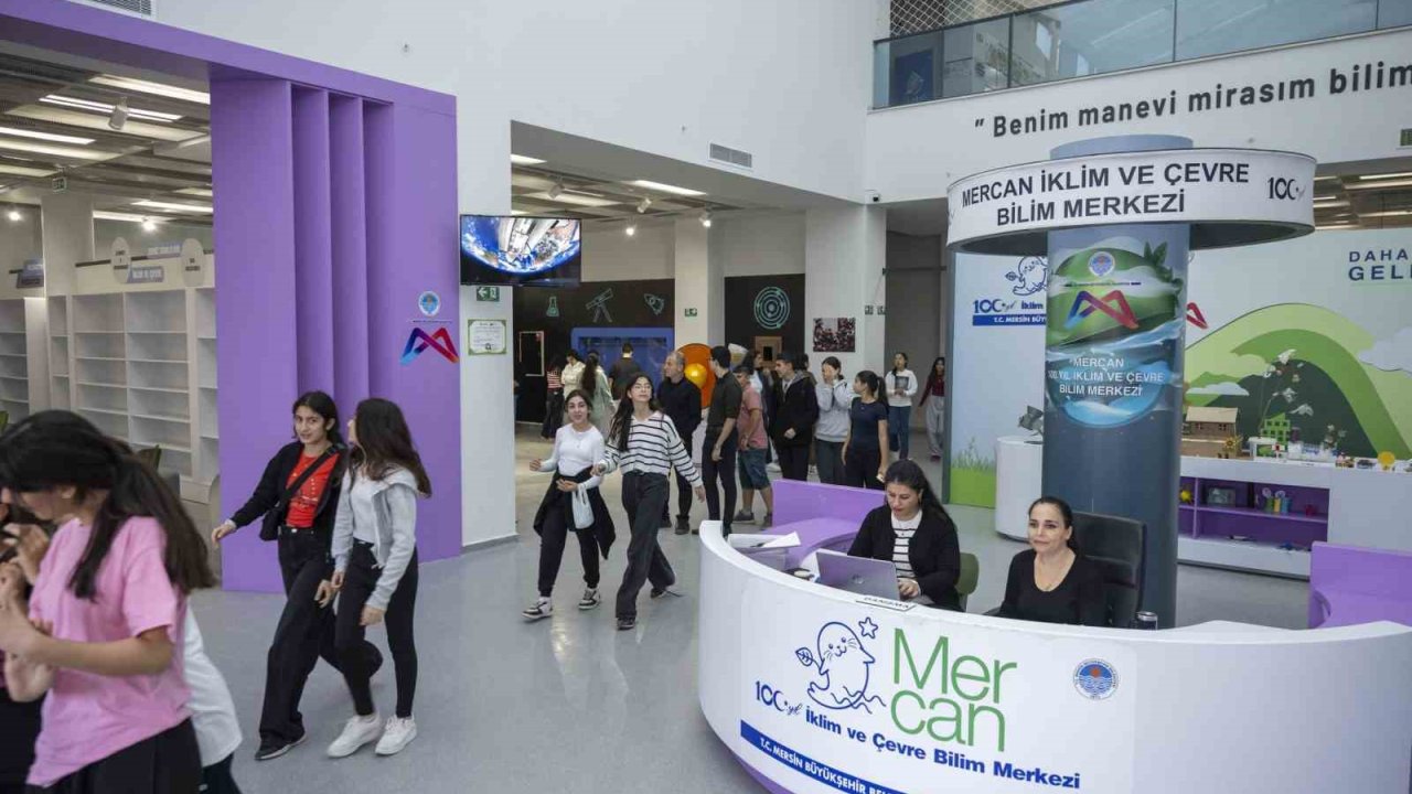 Ara tatilin gözdesi Mercan Bilim Merkezi oldu