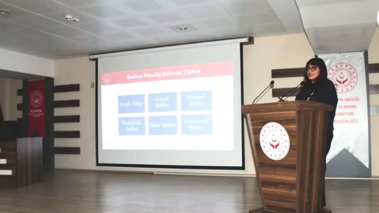 Kütahya’da kamu personeline kadına yönelik şiddetle mücadele semineri