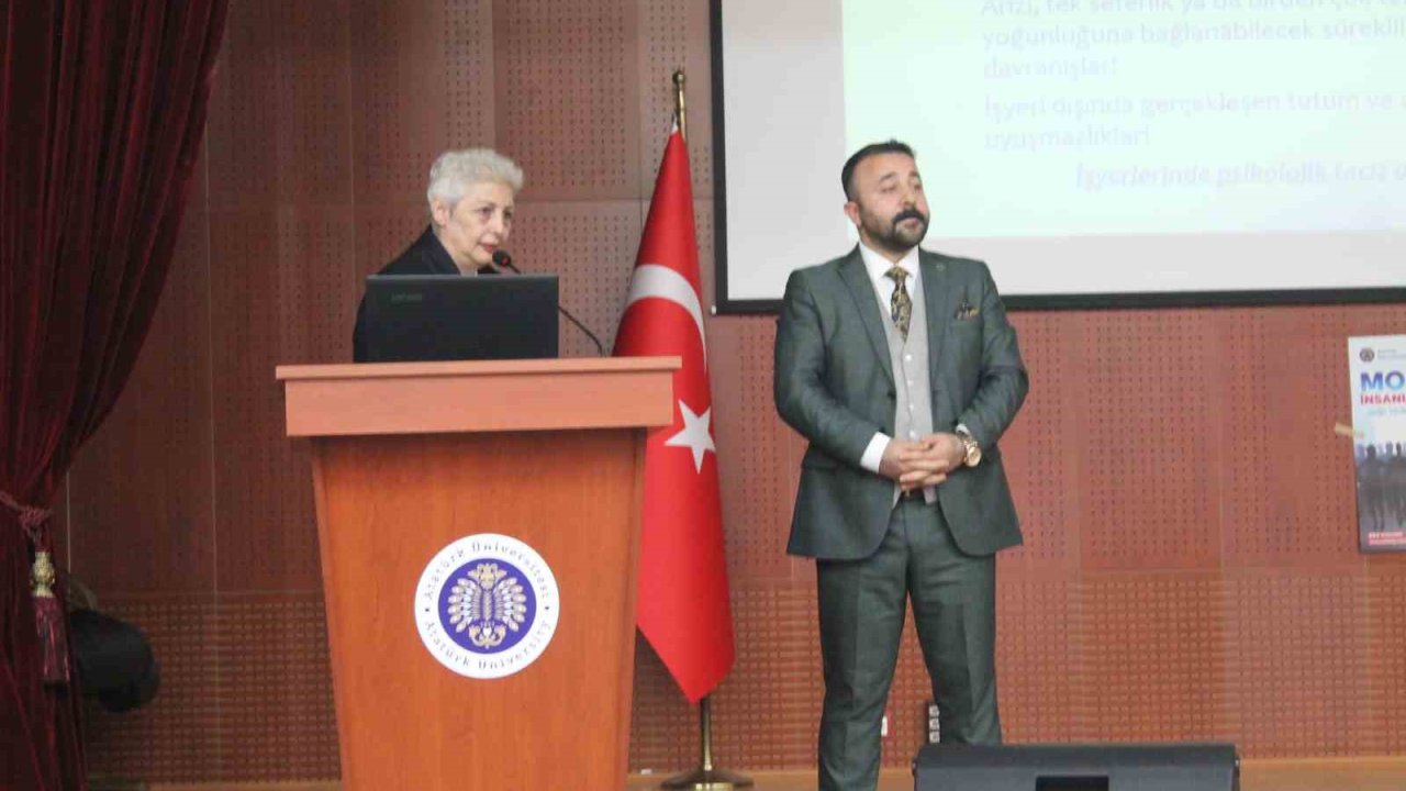 Erzurum’da "İşyerinde psikolojik taciz Mobbing" paneli
