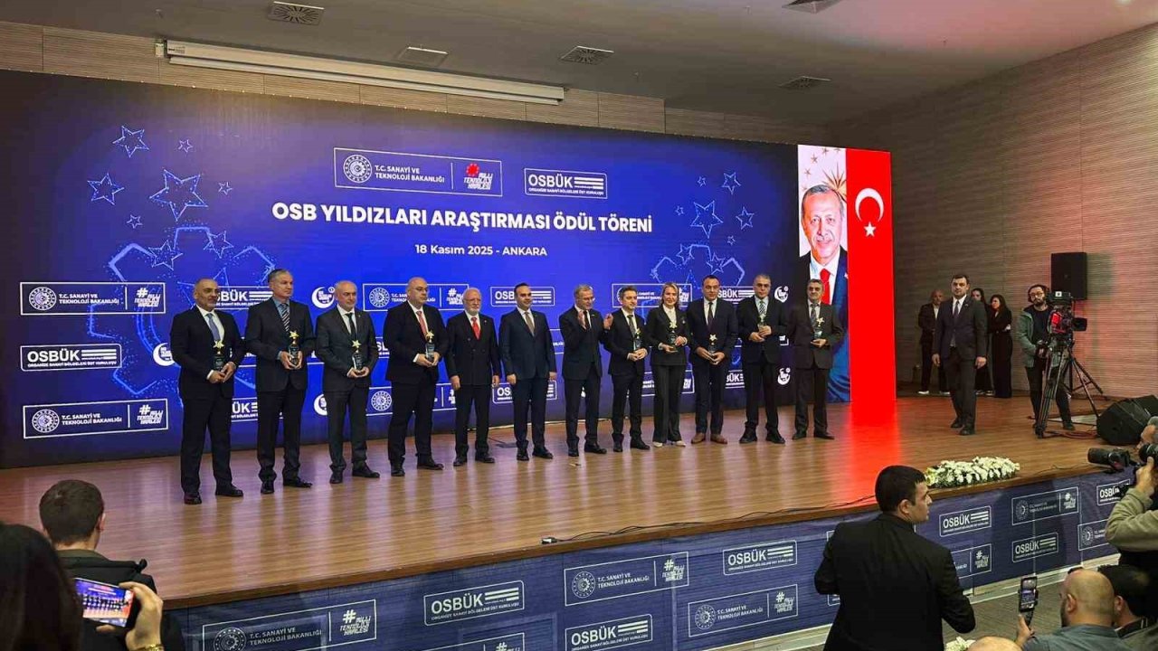 Denizli OSB, OSB’nin Yıldızlarında ödüllendirildi