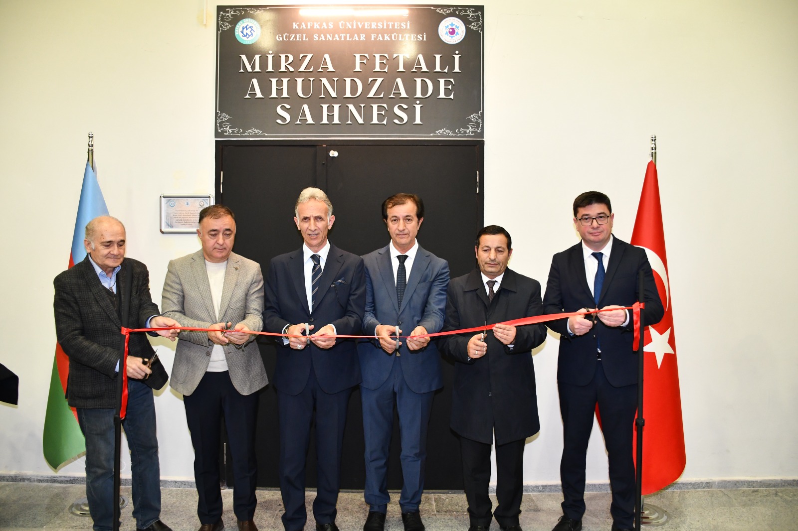 KAÜ’de Mirza Fetali Ahundzade Tiyatro Salonu Açıldı