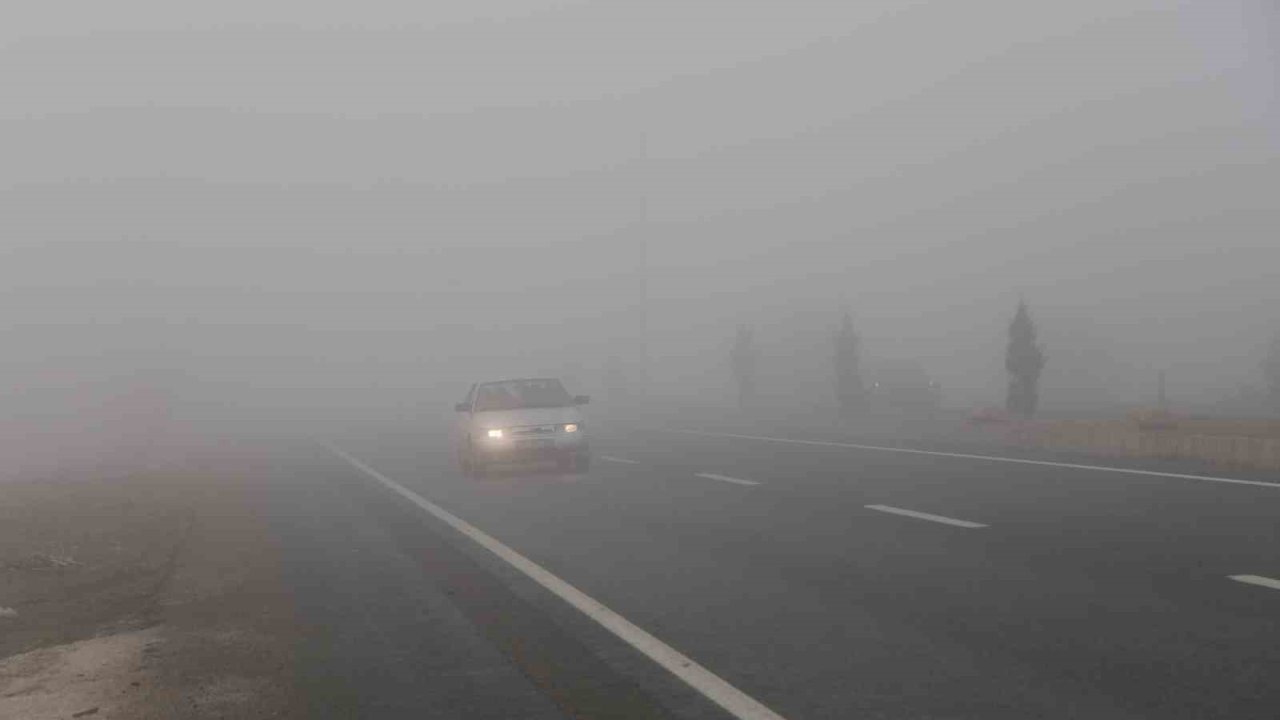 Elazığ’da sis etkili oldu