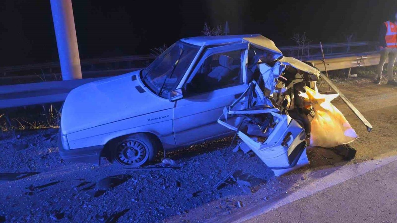 Bilecik’te tır otomobile arkadan çarptı: 1 yaralı