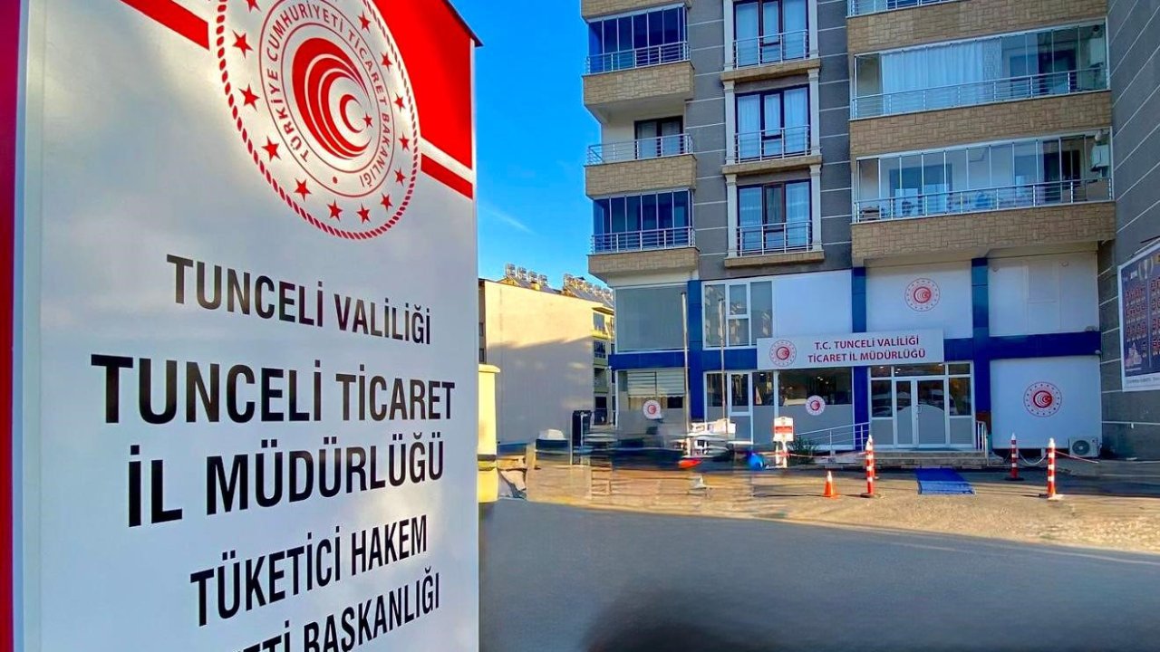 Tunceli’de tüketicilerden 1 ayda  984 bin liralık şikayet başvurusu