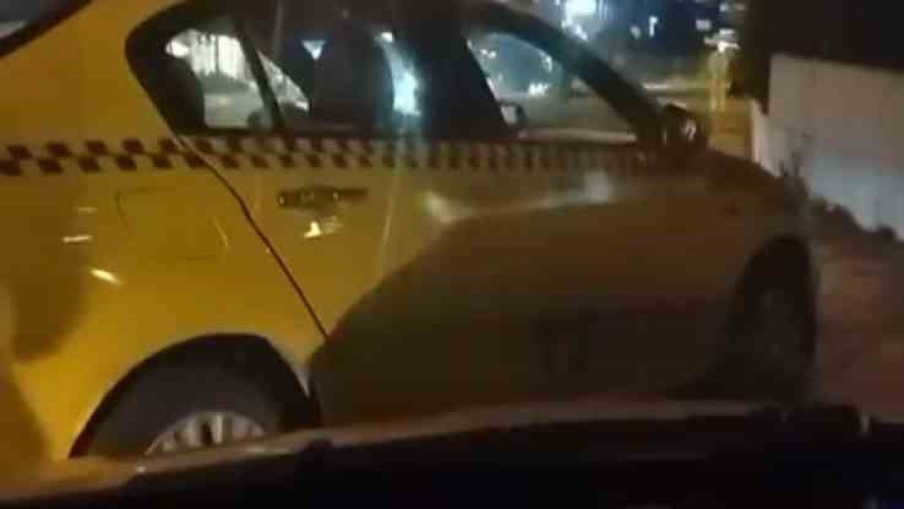 Esenyurt’ta kaçak mesken tutan taksiciler başka bir taksiciye böyle saldırdı