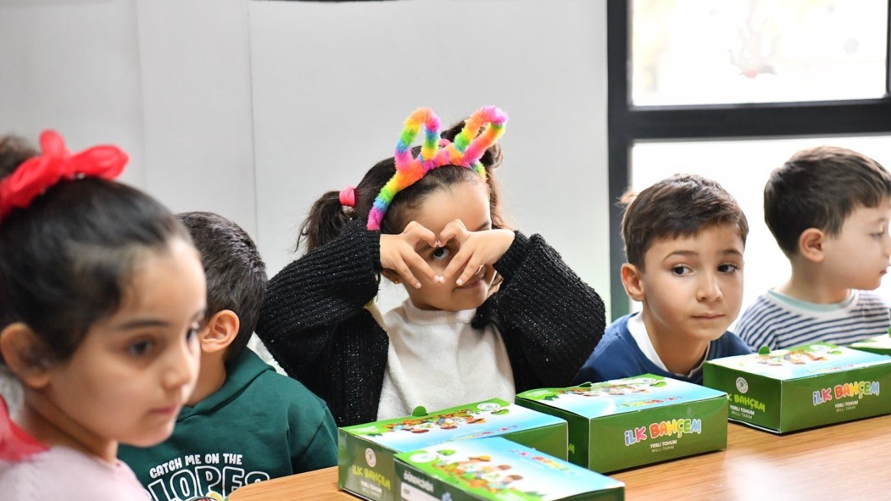 Yeşilyurt’ta çocuklar tarım sevgisi ile büyüyor