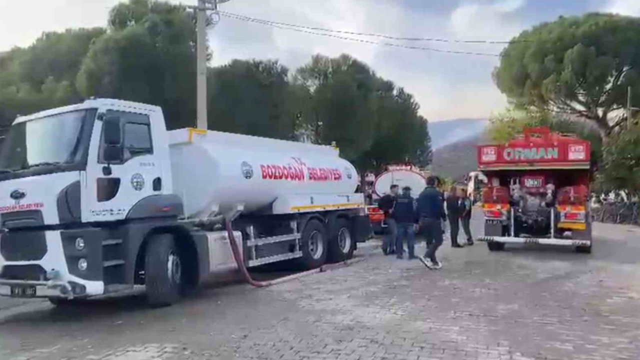 Ziraat alanında başlayan yangın ormana sıçradı