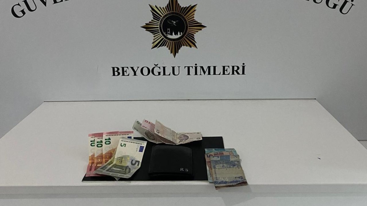 Beyoğlu’nda güven timleri yankesiciyi suçüstü yakaladı