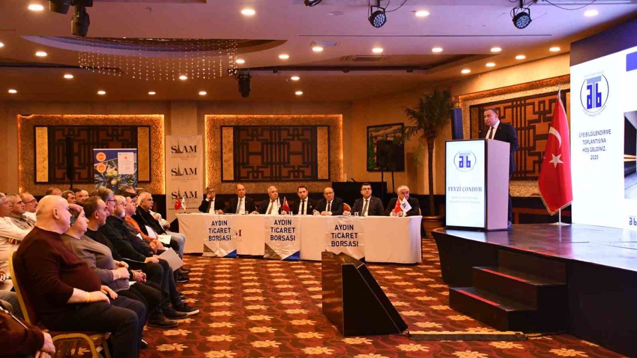 Aydın Ticaret Borsası, Üye Bilgilendirme Toplantısı gerçekleştirdi
