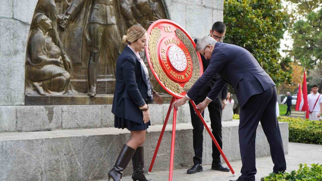 Samsun’da Öğretmenler Günü kutlaması