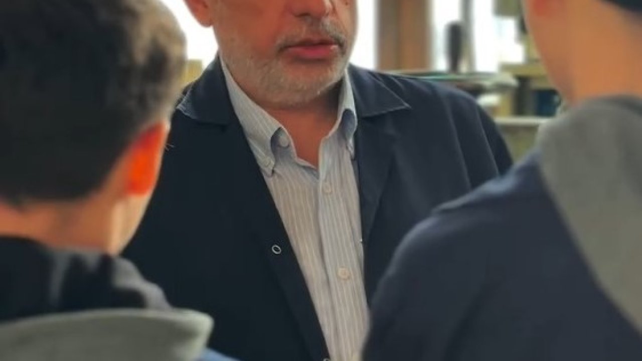 Kayseri’de yöneticiler öğrencilerle buluştu, ders anlattı