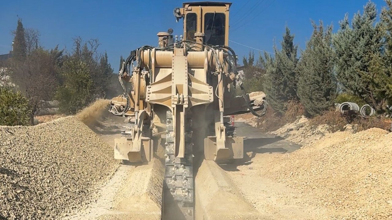 Burç’ta GASKİ’nin altyapı çalışmaları hızlandı