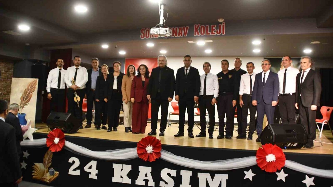 Söke’de 24 Kasım Öğretmenler Günü kutlandı