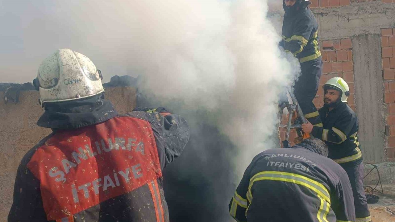 Şanlıurfa’da mesken yangını söndürüldü