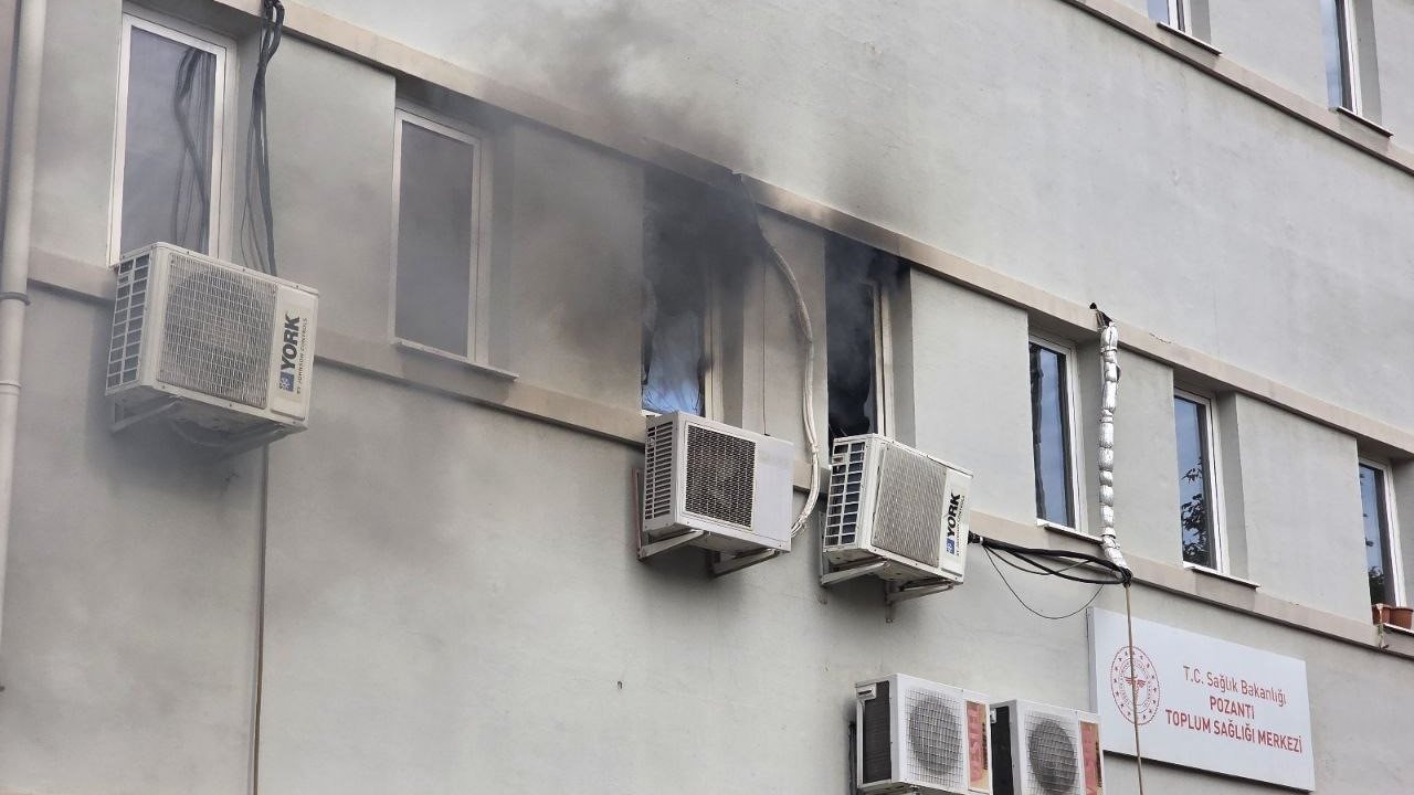 Pozantı Aile Sağlığı Merkezi’nde yangın