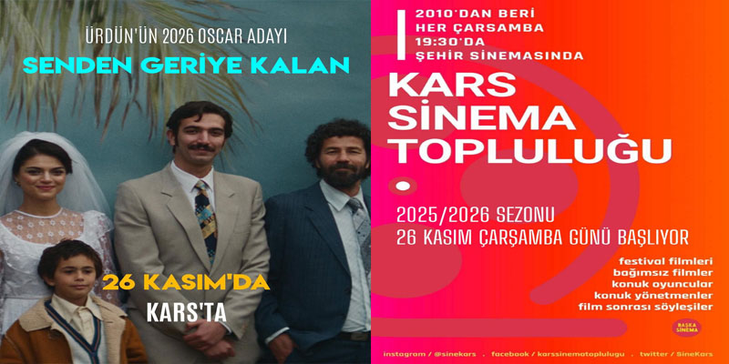 Kars Sinema Topluluğu Film Gösterimine başlıyor
