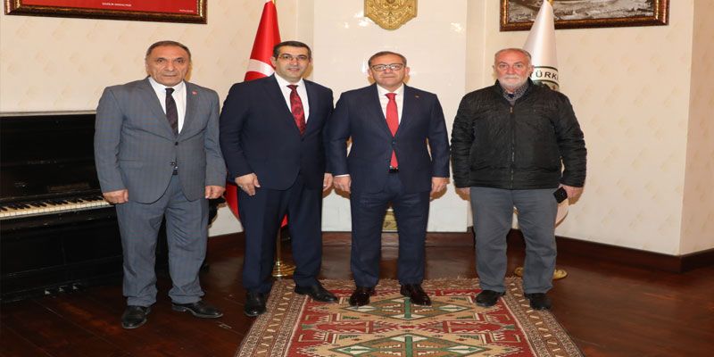 Vali Ziya Polat, Yeni Dünya Vakfı Kars Şubesi’ni kabul etti