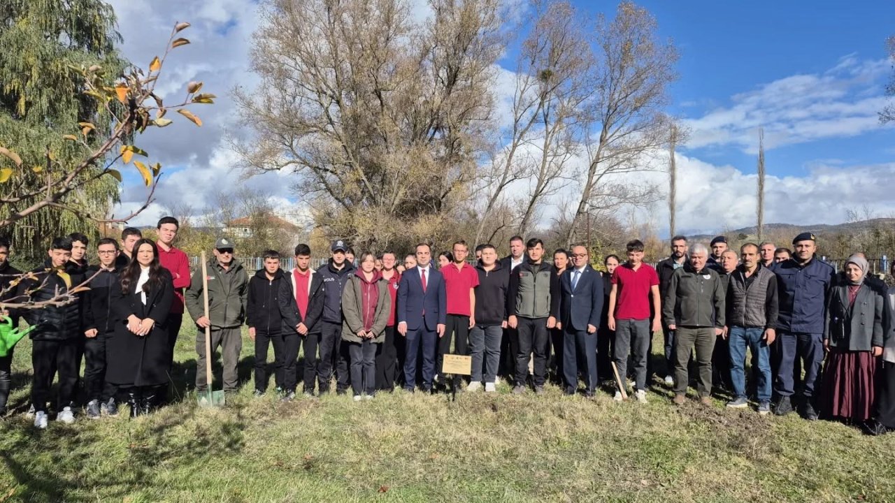 Bilecik’te Merve öğretmen anısına 72 fidan dikildi