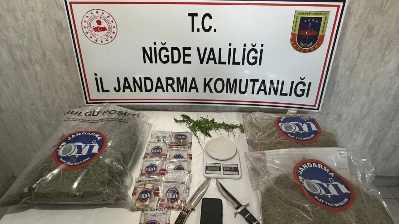 Niğde’de 2 kilo 251 gram uyuşturucu ele geçirildi