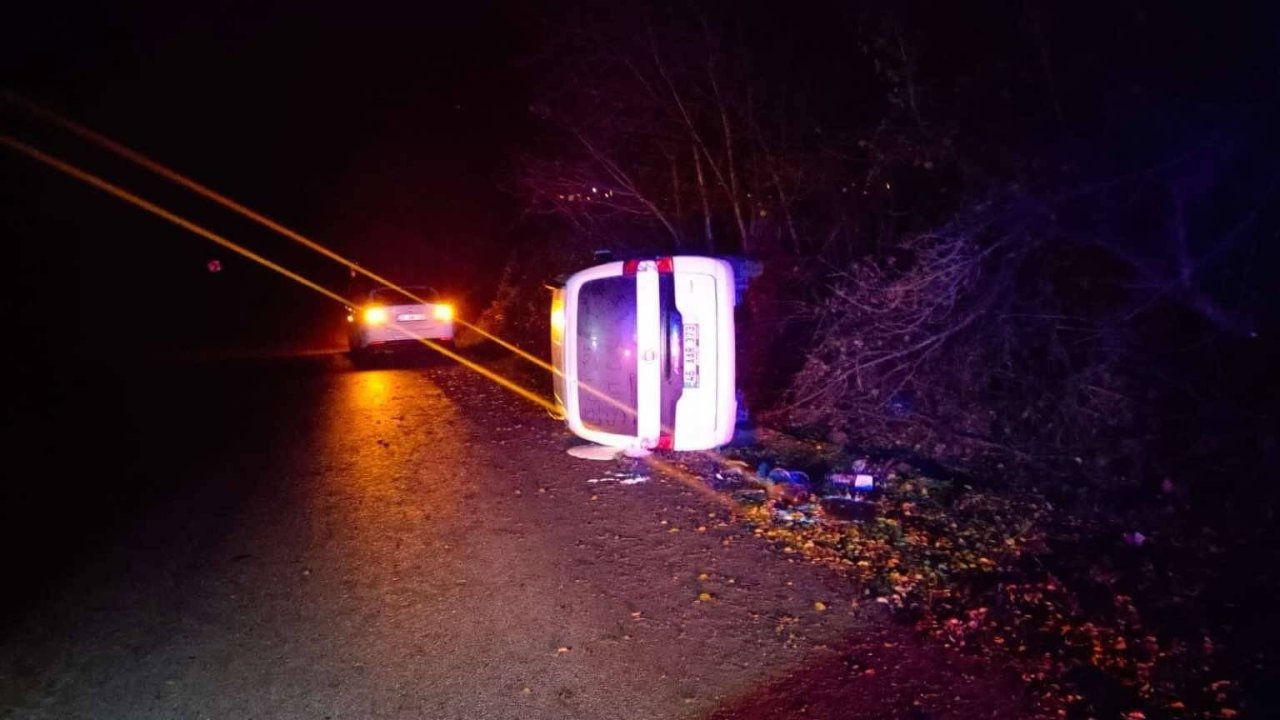 Tokat’ta otomobil kontrolden çıktı: 1 yaralı