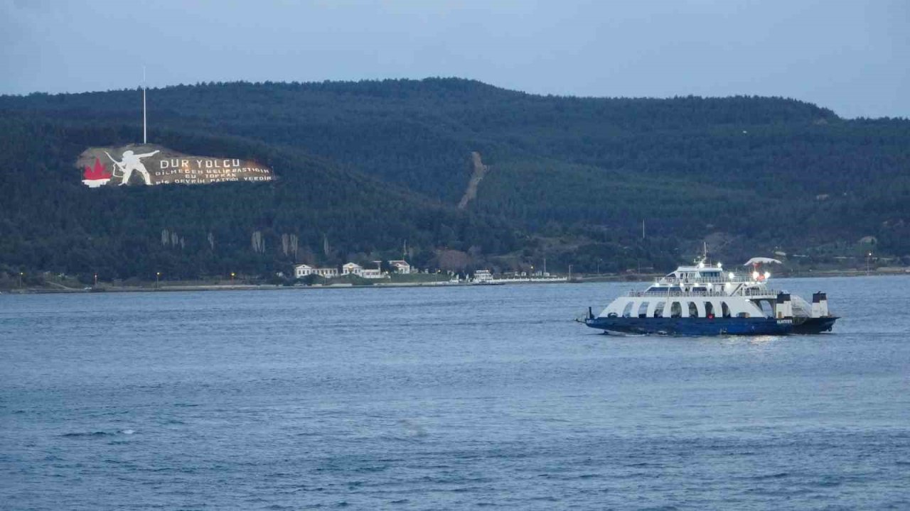 Bozcaada ve Gökçeada’ya bazı feribot seferleri iptal edildi