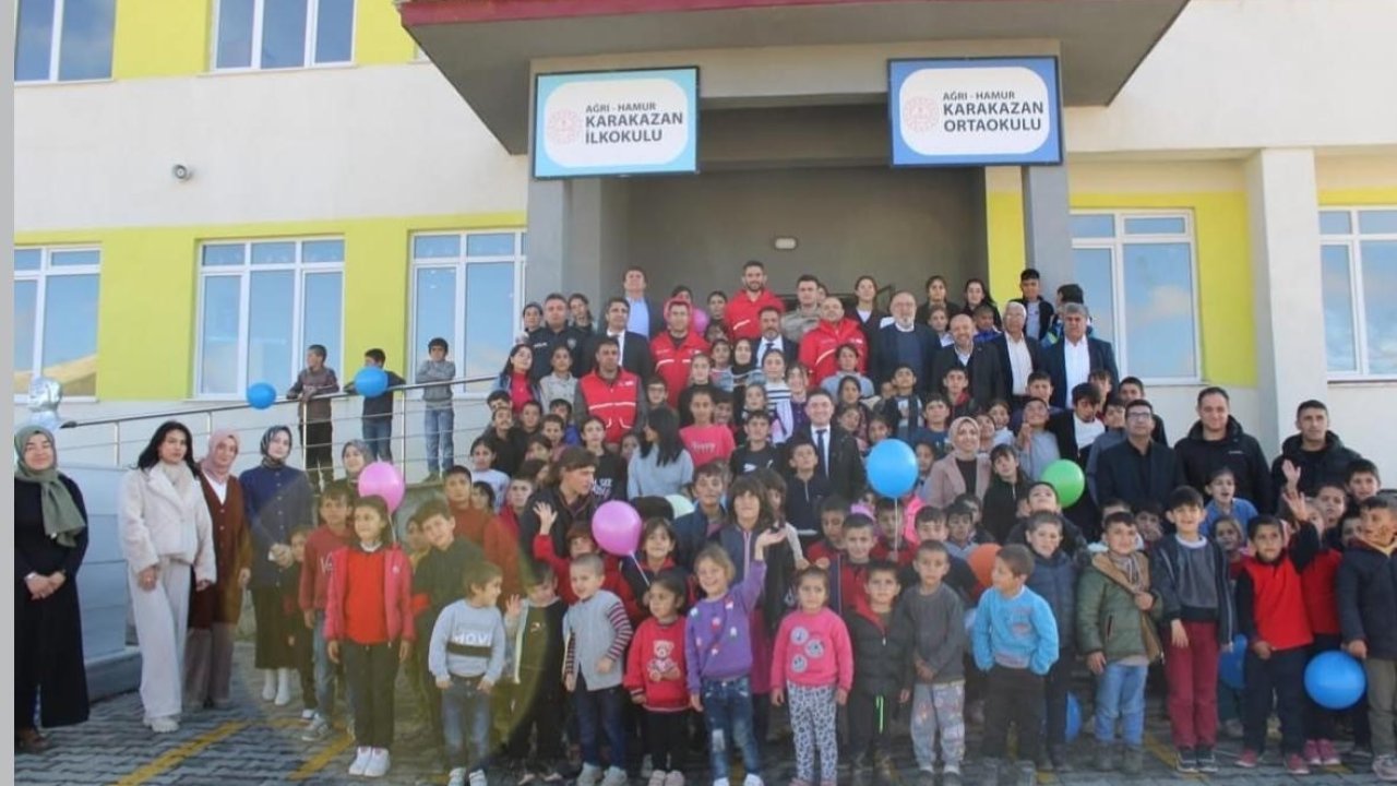 Hamur’da "Mutlu et, mutlu ol" projesi öğrencileri sevindirdi