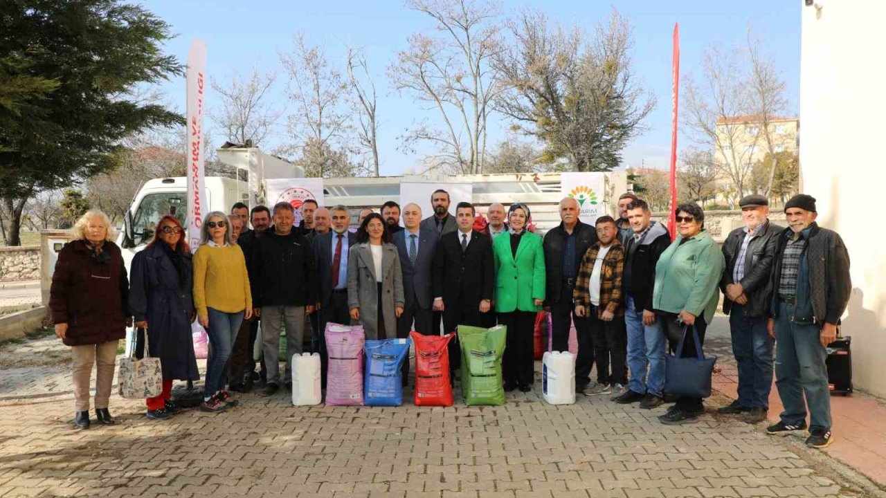 Mihalıççık’ta ’İyi Tarım’ çiftçilerine destek
