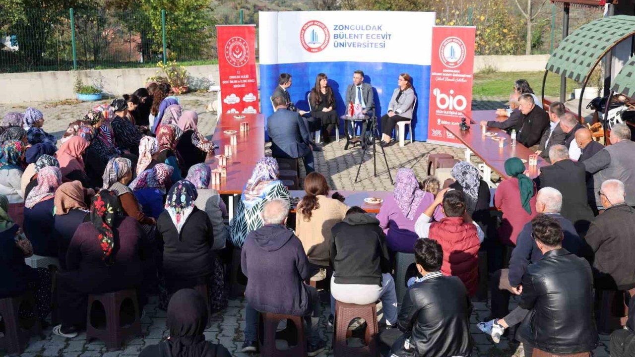 BEUN Bilim Kafe Söyleşileri Köy Halkıyla Buluştu: "Kadına Yönelik Şiddete Hayır"