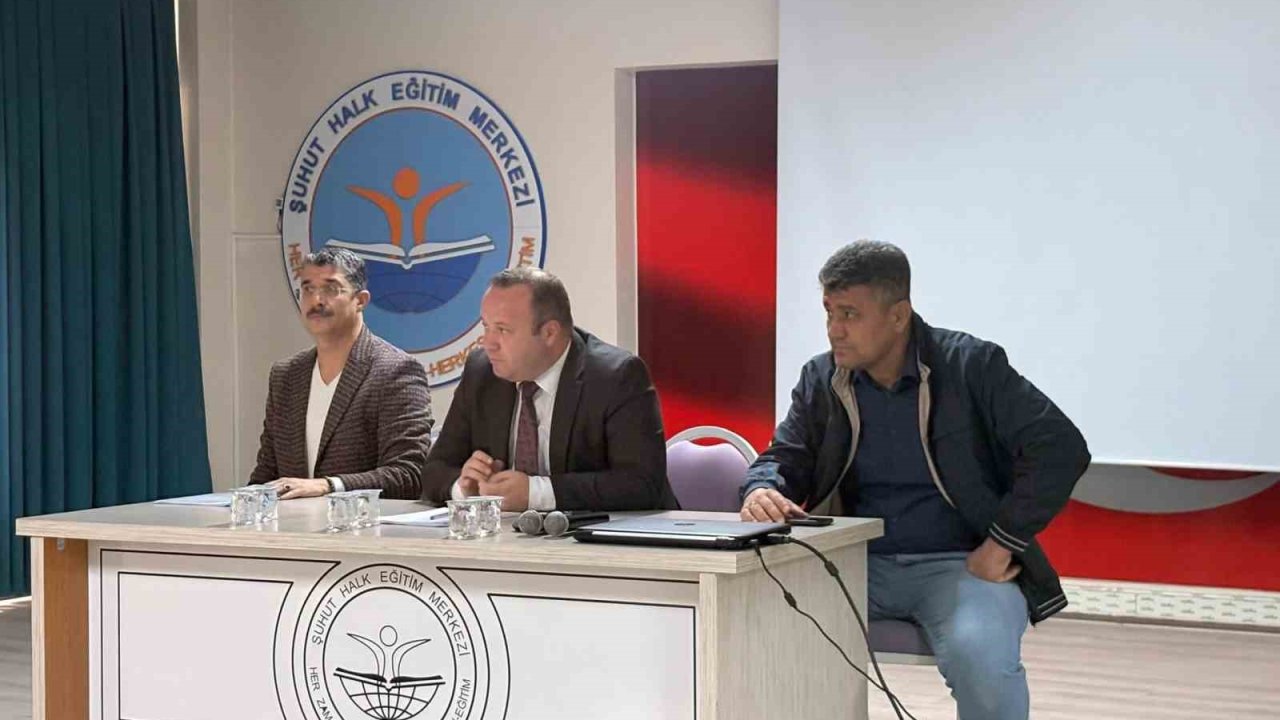 Şuhut’ta KHGB toplantısı