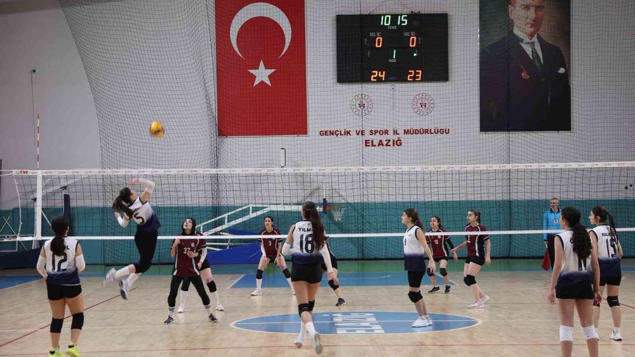 Elazığ’da voleybol müsabakaları tamamlandı
