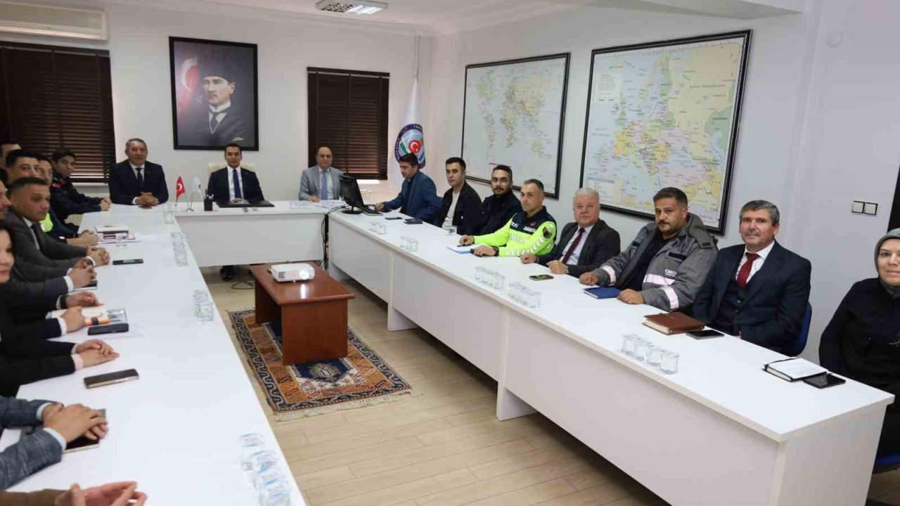 Dinar’da kış tedbirleri masaya yatırıldı