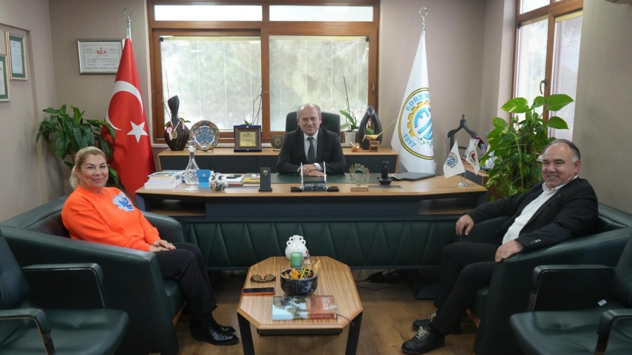 Ayvalık’tan Edremit Ticaret Odasına ziyaret