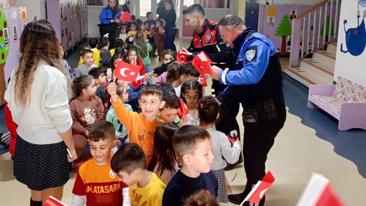 Öğrenciler polisliği tanıdı, güvenlik kurallarını öğrendi