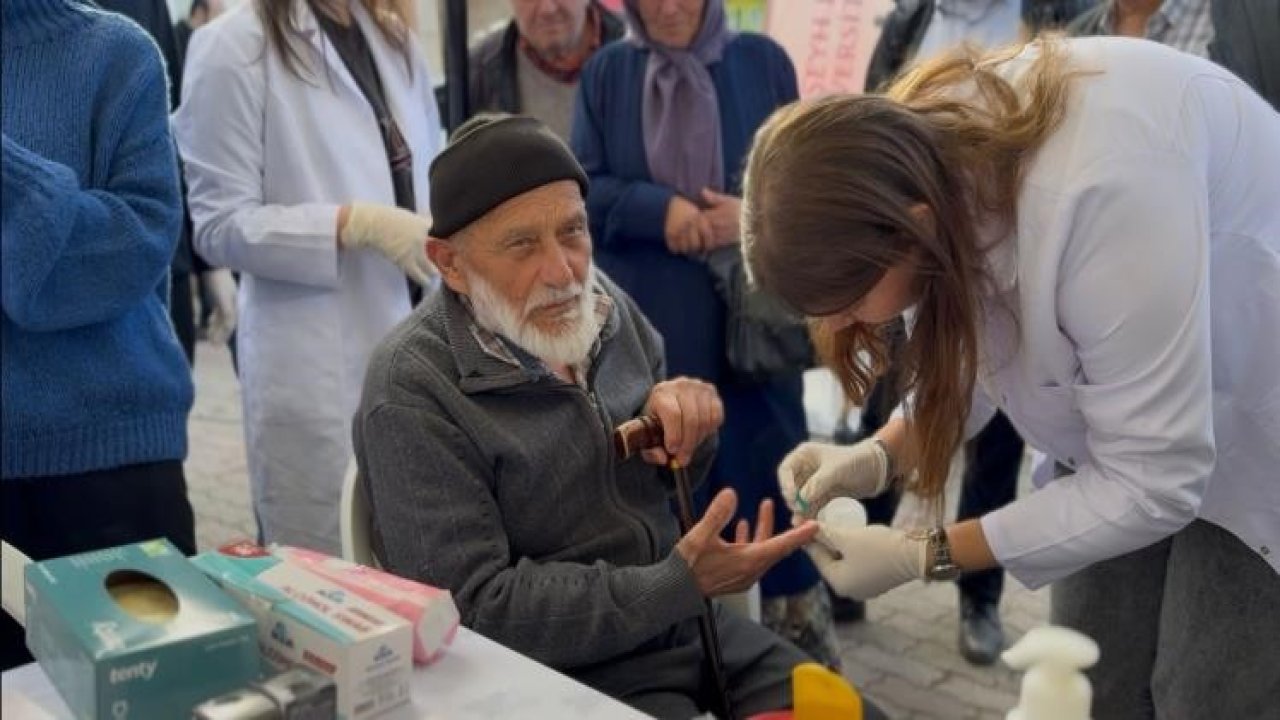 BŞEÜ’den Pelitözü halkına diyabet etkinliği