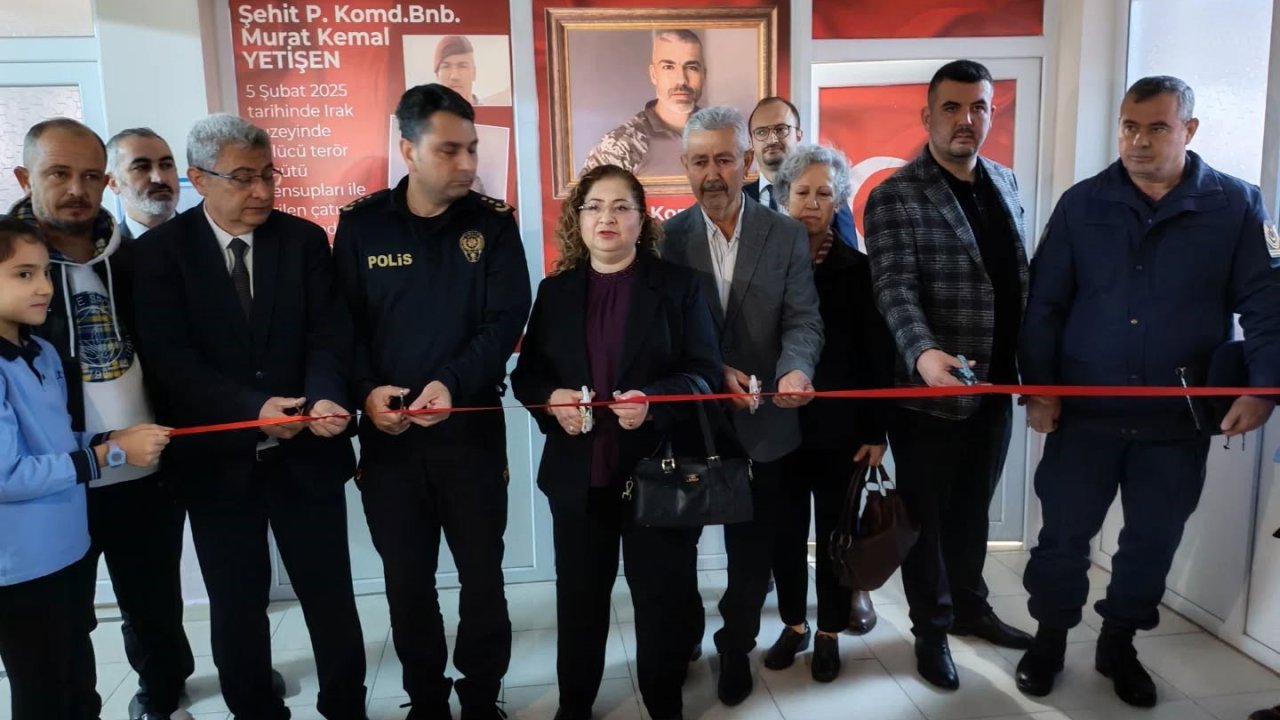 Şehit Binbaşı Yetişen’in adı Mursallı’da kurulan kütüphanede yaşayacak
