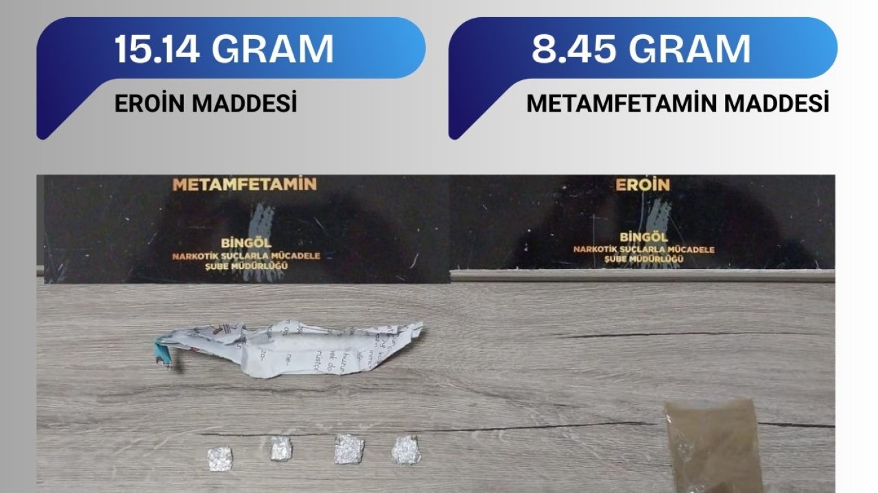 Bingöl’de uyuşturucu operasyonu