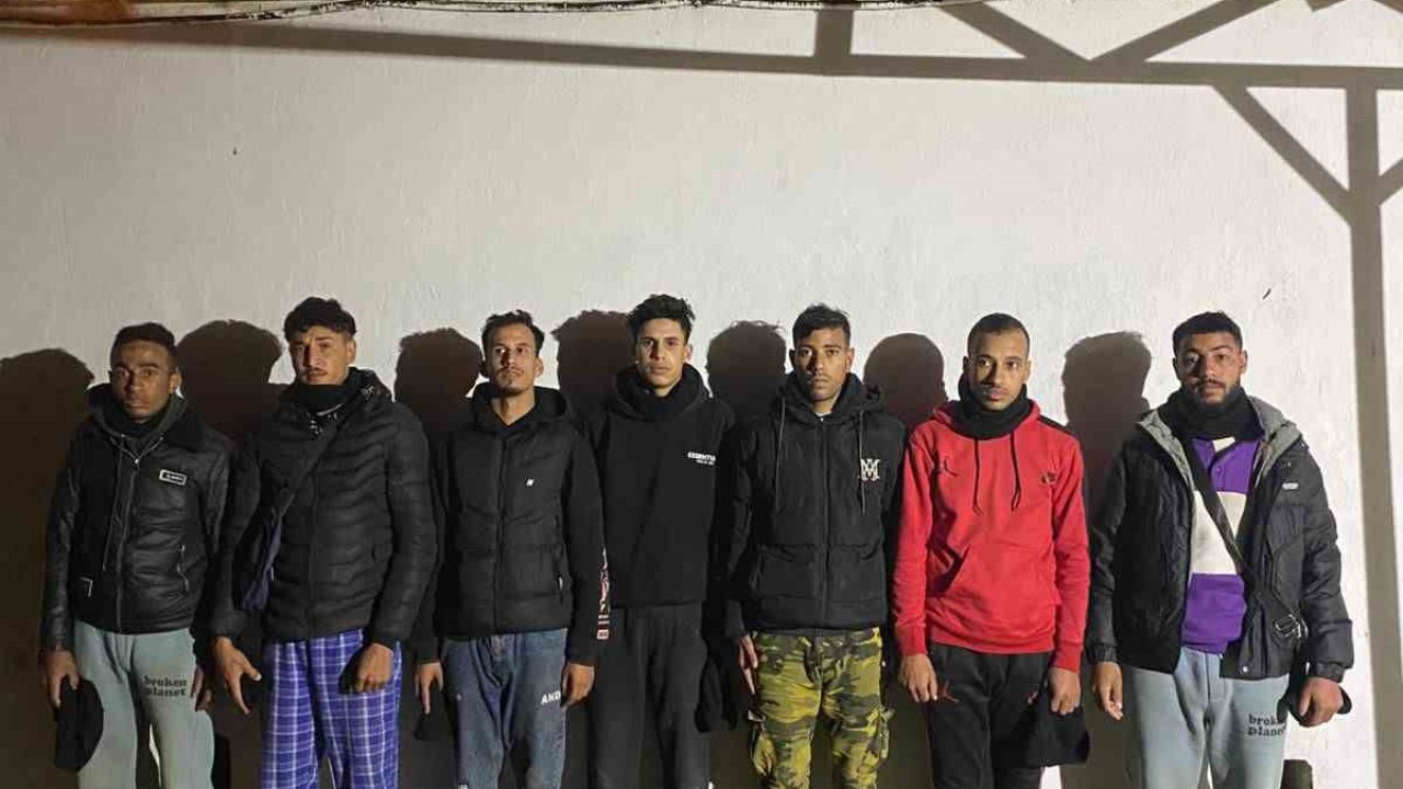 Yunanistan’a geçmeye çalışan 7 düzensiz göçmen yakalandı