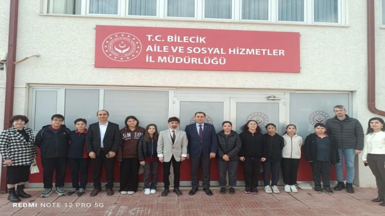 Bilecik’te öğrenciler sosyal hizmetleri yerinde inceledi