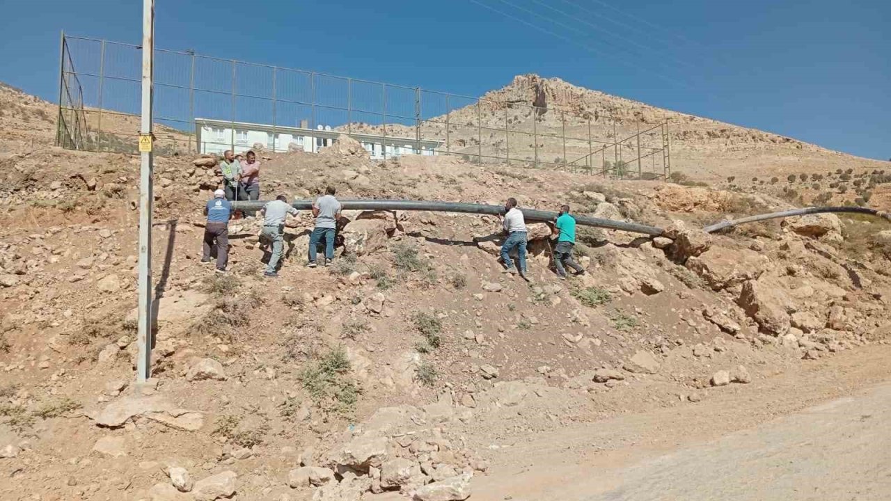 MARSU, Dargeçit’te içme suyu hattını rahatlatacak çalışmayı tamamladı