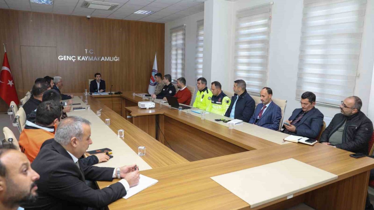 Genç’te kış tedbirleri ele alındı